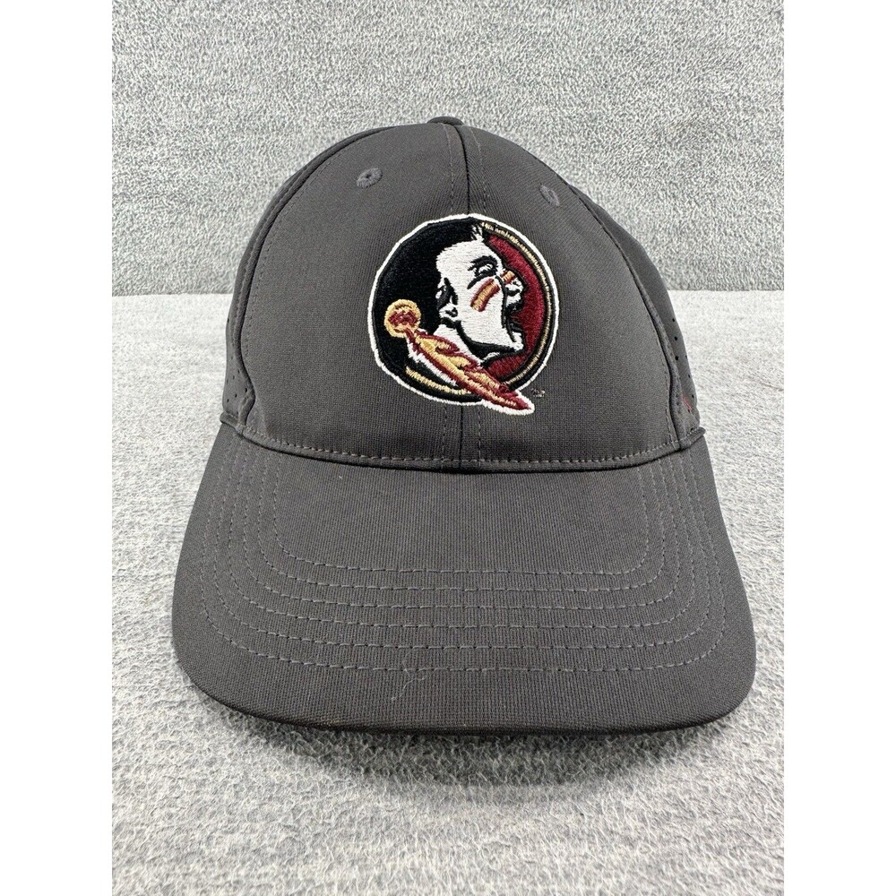 TOP OF THE WORLD - Seminoles FSU Cap One Fit Dark Gery Structured Hat  Q1
